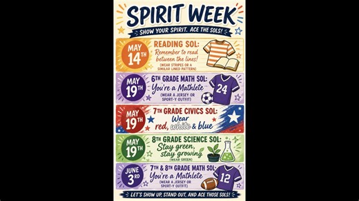 Gunston spirit week SOL Edition!