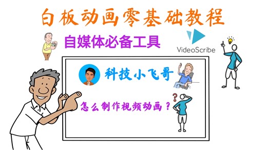 白板动画零基础教程｜Videoscribe教程｜自媒体必备工具｜视频动画软件