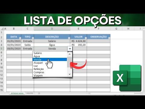 Caixinha de Seleção que Atualiza Automaticamente | Selecione a Opção ao Invés de Escrever | Excel