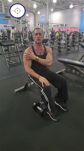  Seated Dumbbell Press with Back Support Isolate and Strengthen!...