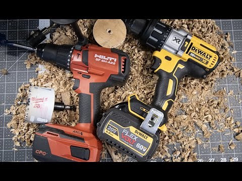 Dewalt VS. HILTI Hammer drills (WOOD)