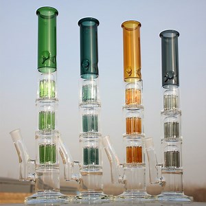 [Hot Item] Glass Smoking Pipe Hookah Multi Tube Recycle DAB Rig Glass Water Pipe