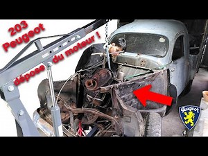 Restoration of a 1950 203 pickup, engine removal and more surprises...