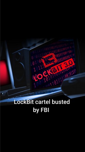 1.2K views · 26 reactions | LockBit cartel busted by FBI #cybersecurity #LockBit #infosec | CyberNews | Facebook
