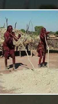 Himba People Namibia Explained in 60 Seconds #shorts