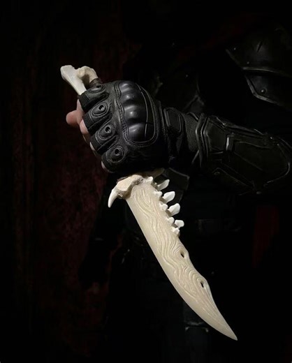 Bone Dagger Cosplay Prop, Handmade Real Bone Knife, Fantasy Game Weapon, Gothic Costume Accessory, Photography Prop, Unique Gift - Etsy