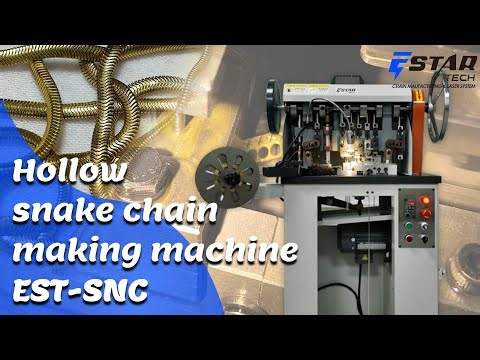 Hollow snake chain making machine-EST-SNC