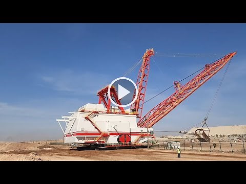 The relocation of the 1570W Big John Dragline