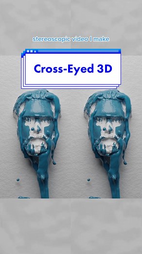 Cross-Eyed 3D Comparison: Stereoscopic Video vs. Crosseyed Images
