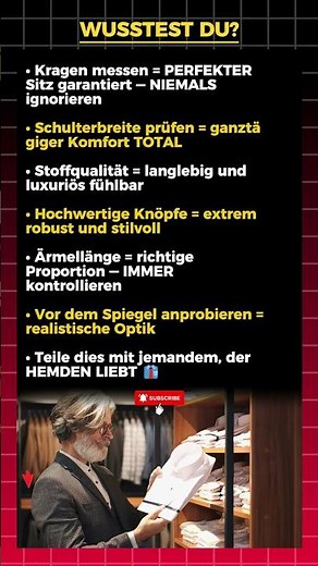 Das MUSST du wissen, bevor du ein Hemd kaufst 👕🔥