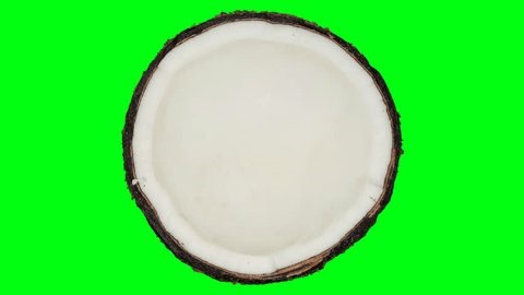 clip-4002910541-coconut-shell-on-green-screen-background