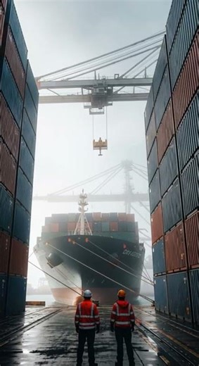 🚢Ship Crashed in Port Unexpected Impact Caught on Camera #disaster #shipping #accident