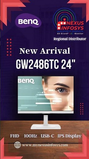 BenQ GW2486TC Review: Why This 24" Monitor is Perfect for Home Office #gaming #benq #offersales #op