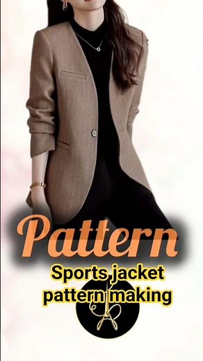 V-Neck Blazer Tutorial | A Trick Many Overlook!#diy #fashion