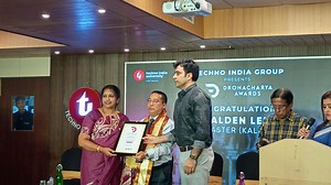 Techno India Group, one of the premium education institutions in Eastern India, hosted Dronacharya Samman - 2024, an award ceremony for felicitating 500 outstanding educators across West Bengal for their contributions to school education . Palden Lepcha, Principal of Scottish University Mission Institution (SUMI) was conferred with Dronacharya Samman - 2024. #Principal #educators #kalimpong Scottish university mission institution | UP WORDS | Facebook