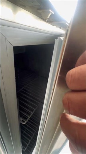 Upright freezer change door gasket #chef #refrigerator #repairing #hvac #hvactechnician #viral