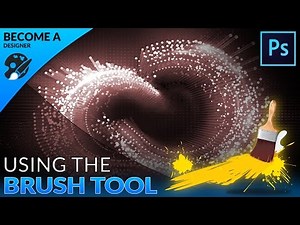Using The Paint Brush Tool - #7 Adobe Photoshop Design Tutorial Series