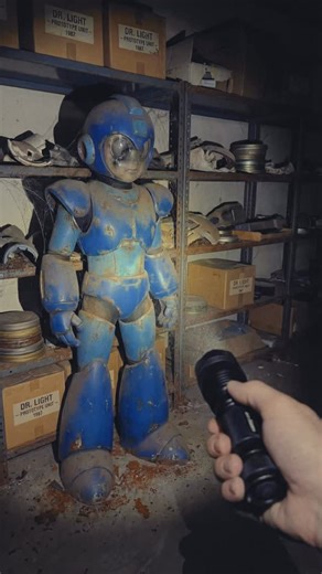 Giuseppe Arcuri on Instagram: "Through dark corridors and abandoned warehouses of old software houses, a man moves forward with a flashlight, unaware of what is about to awaken. One by one, forgotten video game legends emerge: MegaMan, Clank, R.O.B., AstroBot, Bomberman, BT-7274, GLaDOS, Atlas & P-Body, 2B & 9S, Big Daddy, Mother Brain… until the terrifying Cyberdemon from DOOM. Rusted metal, inactive eyes, and a digital silence that feels like a warning. This reel is a cinematic journey through