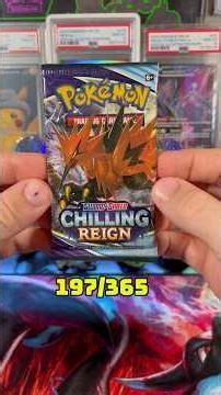 Day 197 of the Daily Pack Challenge! What set do YOU wanna see opened? #pokemon #fyp #chillingreign