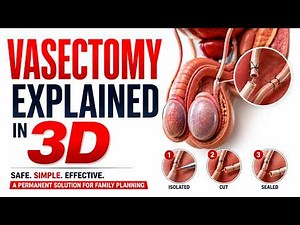VASECTOMY EXPLAINED IN 3D | How Male Sterilization Works Step by Step Inside the Body
