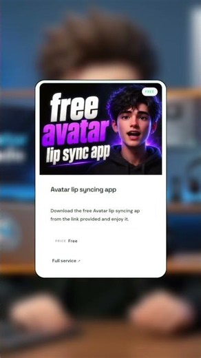 Free Avatar Lip Sync App 🔥 Create Talking Videos Easily!