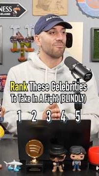 Ranking Celebrities To Fight Against! Who’s Hardest? #shorts #ishowspeed #celebrities #loganpaul