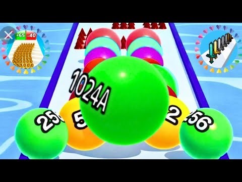 Ball Run 🏐 2048 game play no 159 ।।Infinity Run game।।gaming video।। #ballrun2048 #ballrun #gaming