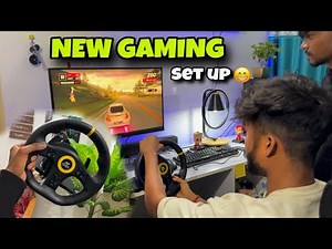 ASPHALT 9 LEGENDS ❤️ gaming setup upgrade! | RACING WHEEL EDITION 🚘❤️