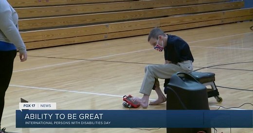 Local motivational speaker helping students overcome disability stigma