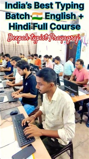 India’s Best Typing Batch 🇮🇳 English + Hindi Full Course