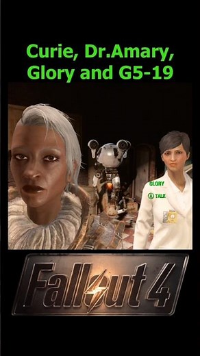 Fallout 4 - Glory and Dr Amary give Curie a new body #fallout4 #fallout