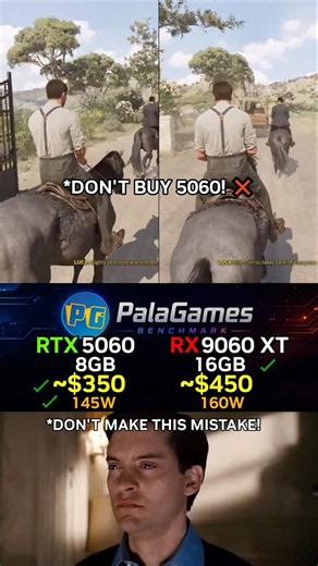 DON'T BUY 5060! ❌ RX 9060 XT vs RTX 5060 1080p Raw Power