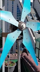 자동차 발전기로 만든 풍력 발전기 || DIY Wind Turbine using a Car Alternator # 풍력발전기만들기 #WindTurbine #CarAlternator
