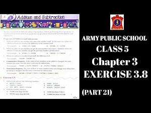 army public school class 5 math chapter 3 | addition and substraction | APS class 5 ex3.8(PART 21)