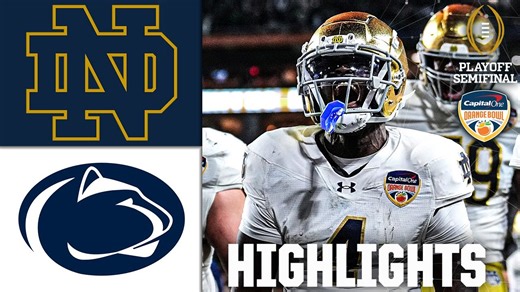 Notre Dame Highlights: Irish Storm Back On Penn State, Punch Title Game Ticket! // UHND.com