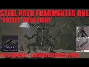 [WARFRAME] ACTUAL COMBAT CHALLENGE Steel Path Fragmented One Easter Egg Guide | Whispers In The Wall