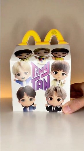 Tiny Tan Magic Box?! 💜✨🎶 | Happy Meal Unboxing Short #shorts #tinytan