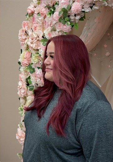 Red Velvet Cupcake Hair Color Correction Results