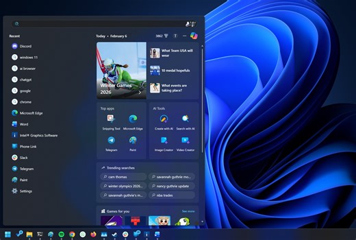 Windows 11's Search is more cluttered than ever, as it shows "AI tools," which simply opens Bing.com