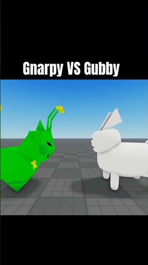 Gnarpy VS Gubby #roblox #gubby #gnarpy #robloxanimation #animation #memes #ピアノ