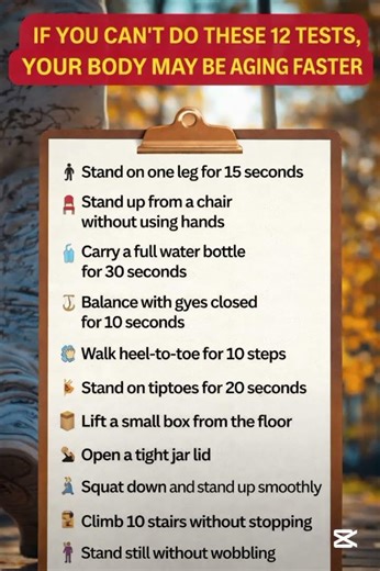 12 Simple Tests to Check Muscle Strength After 50 | Most Seniors Fail These