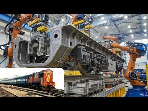 Inside Train Manufacturing Factory 🚄 From Steel to Speed I The Factory Tour