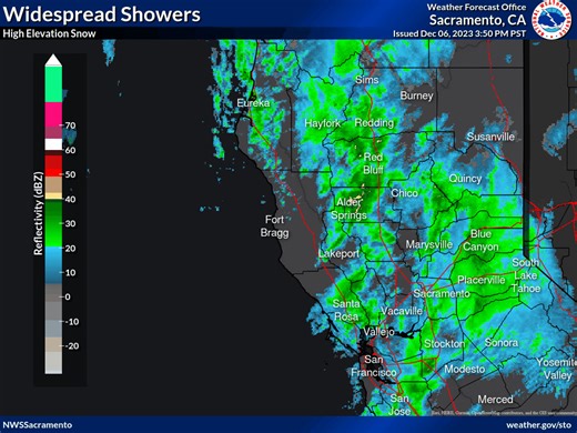41 reactions · 13 shares | Weather radar is currently showing widespread showers across the interior NorCal region with higher elevation snow across the northern Sierra Nevada and southern Cascades. | US National Weather Service Sacramento California | Facebook