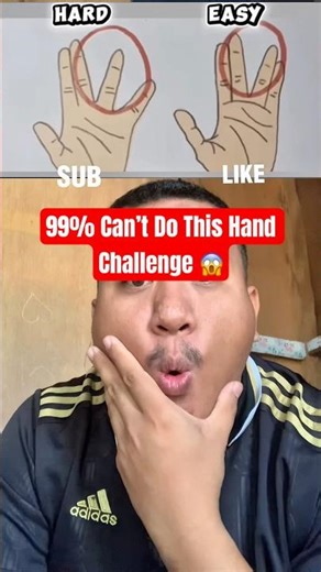 99% Can’t Do This Hand Challenge 😱 #shorts #challenge #only1percent