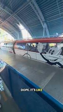 Don’t feel like walking to Disneyland take the monorail instead? It’s actually dope bc it’s more of