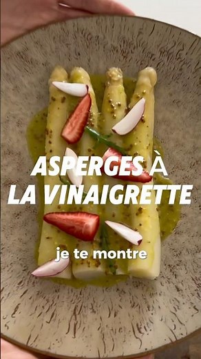 LA MEILLEURE RECETTE D’ASPERGES À LA VINAIGRETTE ! #recette #recettefacile #food
