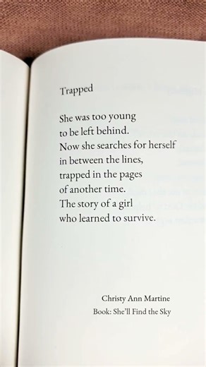 Trapped poem by Christy Ann Martine #poetry #overcomingadversity