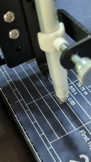 Pen Plotter Writing is so satisfying, isn't it? 🙄#satisfyingvideo #penplotter #mechanicalengineering