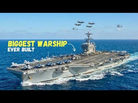 Inside the World's Most Powerful Warship | 5,000 Crew, Nuclear Power, Fighter Jets