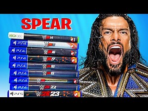 Hitting a Spear in Every WWE 2K Game!
